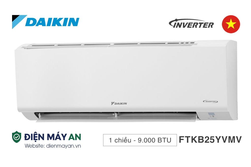Điều Hòa Daikin Inverter 9000 BTU 1 Chiều FTKB25YVMV